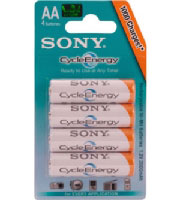 Sony Blister Cycle Energy Blue Ni-Mh AA (NHAAB4K)
